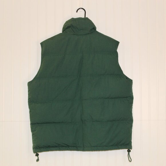 Vintage Northwest Territory Puffer Down Vest Men's Green Full Zip Pockets - Picture 2 of 9